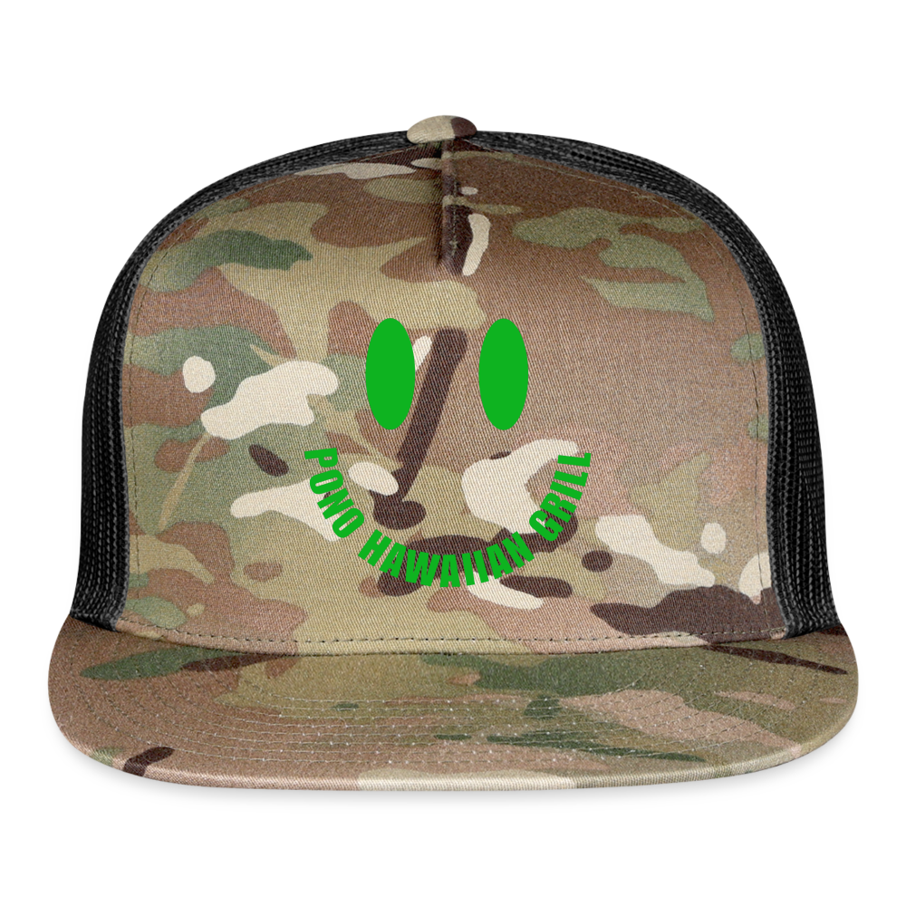 Happy Ono Trucker Cap - MultiCam\black