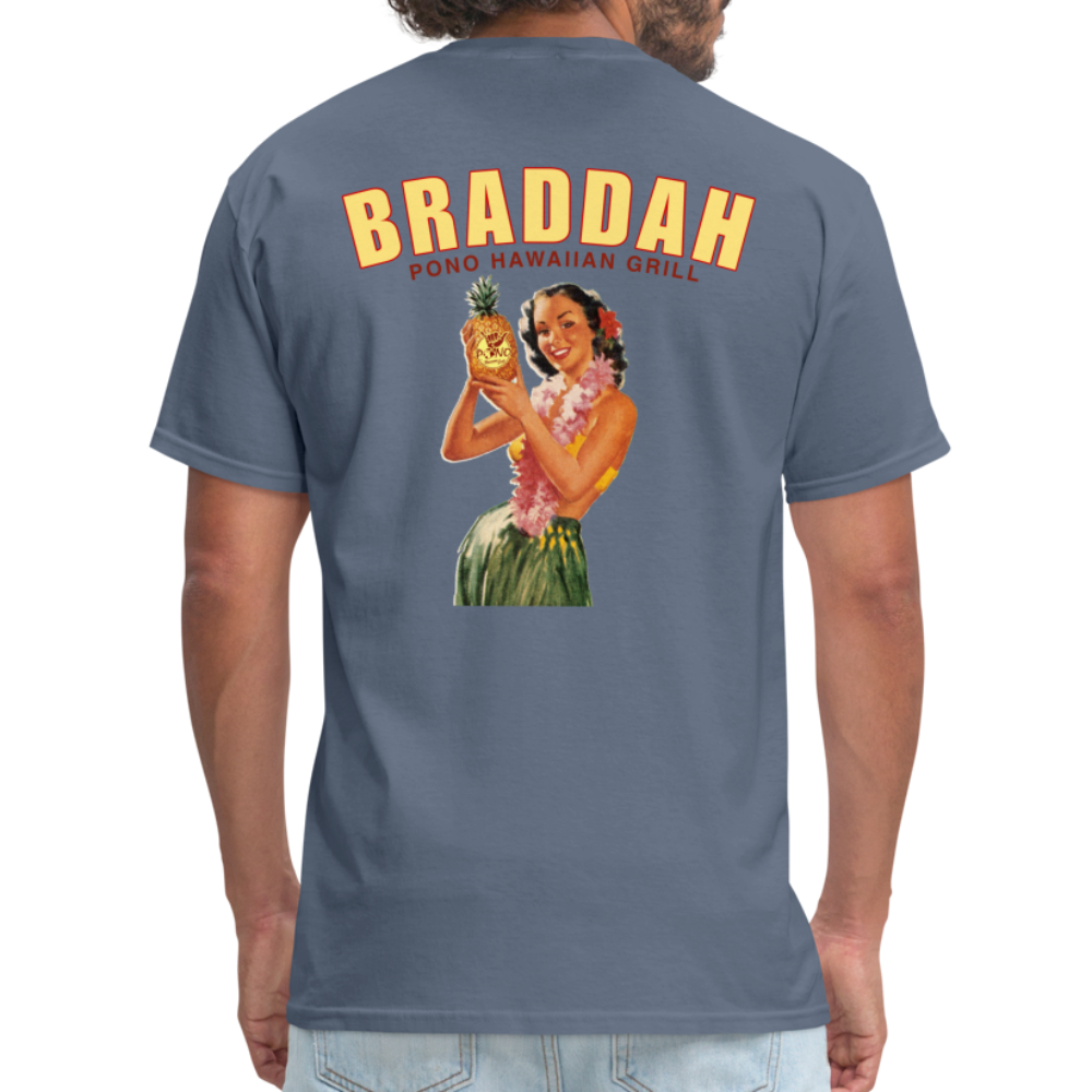 Braddah Tee - denim